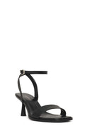 Women's Black Ankle Buckle Thin Heel Sandals | Derimod Women's Black Ankle Buckle Thin Heel Sandals | Derimod