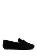 Erkek Siyah Süet Deri Casual Loafer | Derimod Erkek Siyah Süet Deri Casual Loafer | Derimod