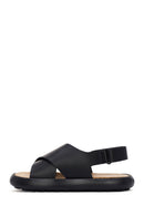 Camper Women's Black Pelotas Flota Sandals | Derimod Camper Women's Black Pelotas Flota Sandals | Derimod