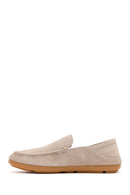 Erkek Bej Süet Deri Loafer | Derimod Erkek Bej Süet Deri Loafer | Derimod