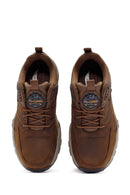 Skechers Men's Brown Arch Fit Recon - Cadell Lace-Up Nubuck Leather Boots | Derimod Skechers Men's Brown Arch Fit Recon - Cadell Lace-Up Nubuck Leather Boots | Derimod