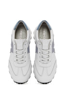Kadın Beyaz Bağcıklı Deri Sneaker | Derimod Kadın Beyaz Bağcıklı Deri Sneaker | Derimod