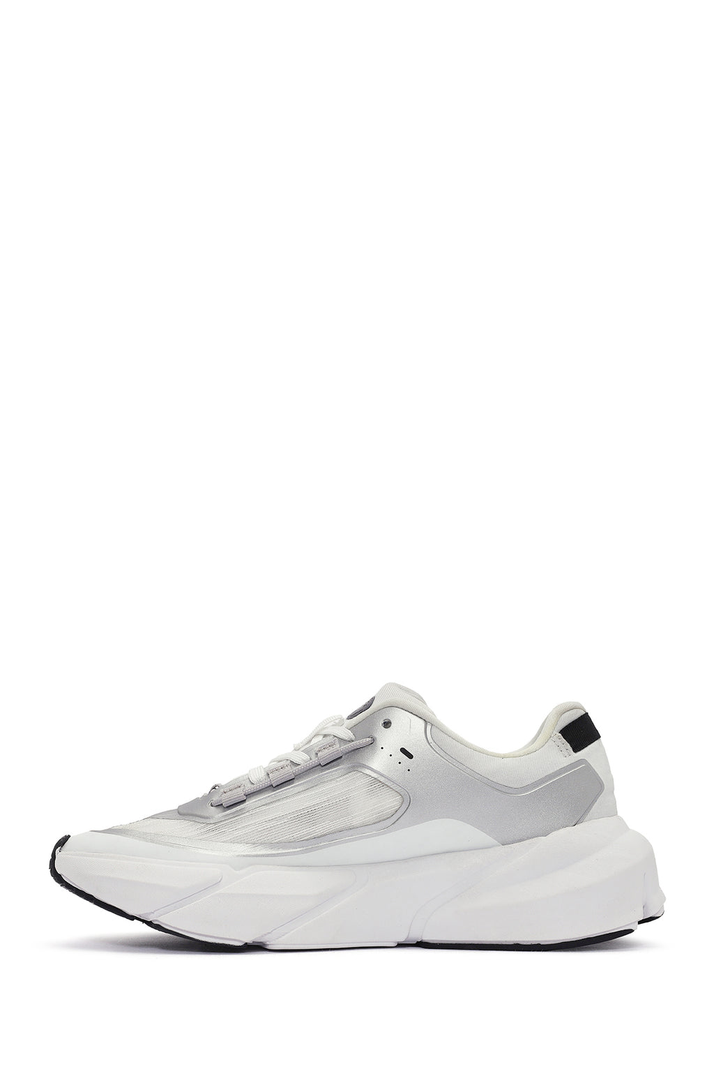 ACBC x DERİMOD Kadın Beyaz Bağcıklı Kalın Tabanlı Sneaker