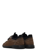 Erkek Taba Bağcıklı Nubuk Deri Casual Sneaker | Derimod Erkek Taba Bağcıklı Nubuk Deri Casual Sneaker | Derimod