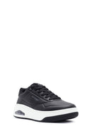 Skechers Men's Black Uno Court Lace-Up Chunky Sole Sneakers | Derimod Skechers Men's Black Uno Court Lace-Up Chunky Sole Sneakers | Derimod