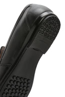 Erkek Siyah Deri Klasik Loafer | Derimod Erkek Siyah Deri Klasik Loafer | Derimod