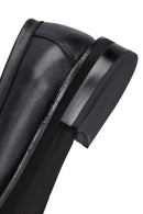 Kadın Siyah Püsküllü Deri Maskülen Loafer | Derimod Kadın Siyah Püsküllü Deri Maskülen Loafer | Derimod