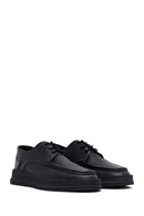 Men's Black Lace Up Leather Casual Shoes | Derimod Men's Black Lace Up Leather Casual Shoes | Derimod