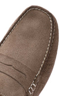 Erkek Bej Süet Deri Loafer | Derimod Erkek Bej Süet Deri Loafer | Derimod