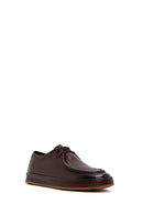 Male Brown Lace-up Leather Casual Shoes | Derimod Male Brown Lace-up Leather Casual Shoes | Derimod