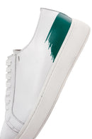 Erkek Beyaz Deri Sneaker | Derimod Erkek Beyaz Deri Sneaker | Derimod