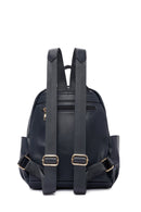 Women's Navy Blue Accessory Detailed Backpack | Derimod Women's Navy Blue Accessory Detailed Backpack | Derimod