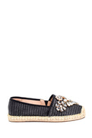 Women's Stone Detailed Espadrille | Derimod Women's Stone Detailed Espadrille | Derimod