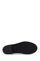 Kadın Kahverengi Tokalı Süet Deri Maskülen Loafer | Derimod Kadın Kahverengi Tokalı Süet Deri Maskülen Loafer | Derimod