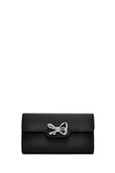 Women's Black Stone Long Chain Strap Evening Dress Box Bag | Derimod Women's Black Stone Long Chain Strap Evening Dress Box Bag | Derimod