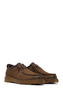 Male Mink Nubuck Leather Casual Shoes | Derimod Male Mink Nubuck Leather Casual Shoes | Derimod