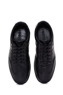 Men's Black Leather Sneaker | Derimod Men's Black Leather Sneaker | Derimod