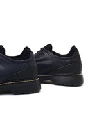 Male Black Lace-Up Thick-Soled Leather Casual Shoes | Derimod Male Black Lace-Up Thick-Soled Leather Casual Shoes | Derimod