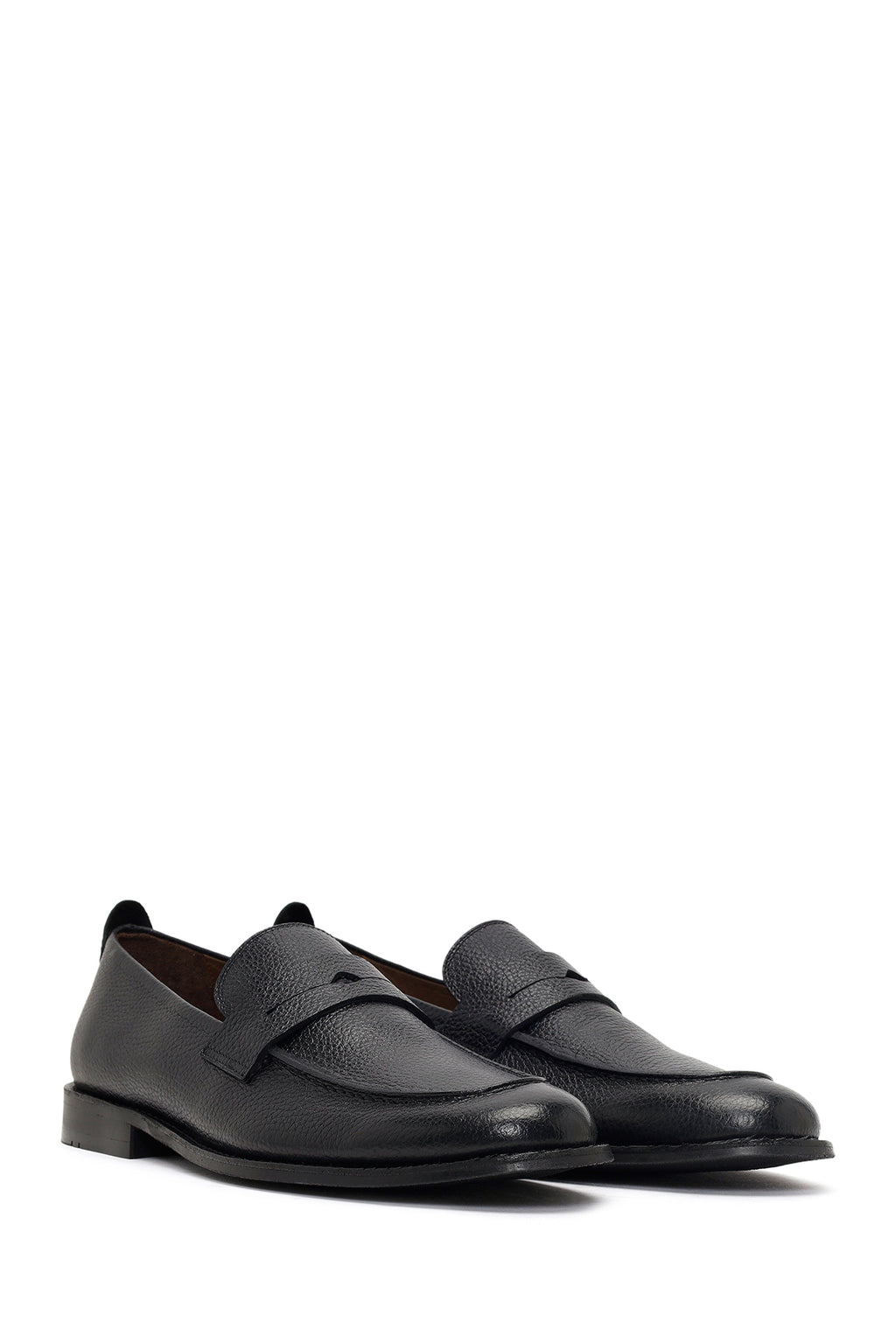 Derimod Black Erkek Siyah Deri Klasik Loafer