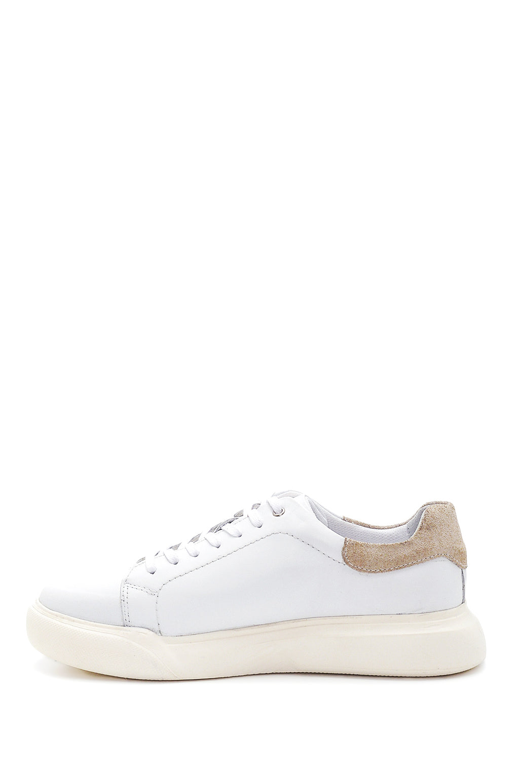 Erkek Beyaz Deri Sneaker
