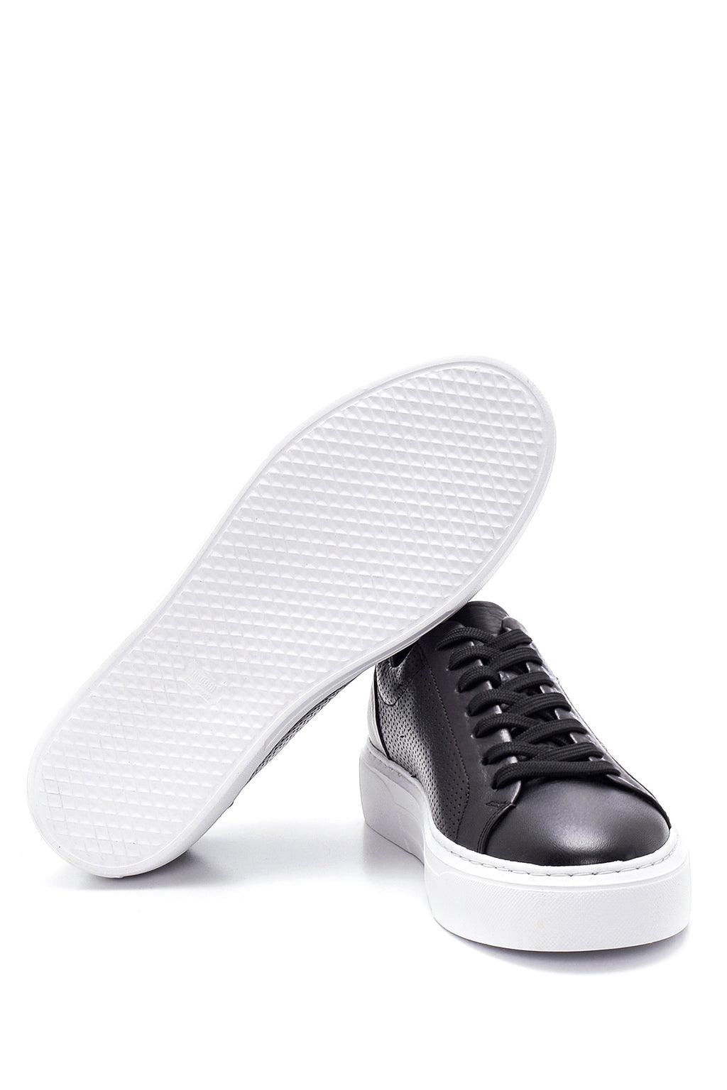 Erkek Deri Delikli Sneaker