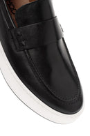 Erkek Siyah Deri Casual Loafer | Derimod Erkek Siyah Deri Casual Loafer | Derimod
