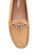 Kadın Bej Deri Loafer | Derimod Kadın Bej Deri Loafer | Derimod