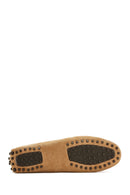 Women's Camel Tassel Suede Leather Loafer | Derimod Women's Camel Tassel Suede Leather Loafer | Derimod