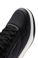 Skechers Men's Black Uno Court Lace-Up Chunky Sole Sneakers | Derimod Skechers Men's Black Uno Court Lace-Up Chunky Sole Sneakers | Derimod