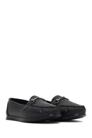 Kadın Siyah Tokalı Loafer | Derimod Kadın Siyah Tokalı Loafer | Derimod