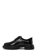 Male Black Lace-Up Thick-Soled Leather Casual Shoes | Derimod Male Black Lace-Up Thick-Soled Leather Casual Shoes | Derimod