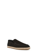 Men's Black Suede Leather Espadrilles | Derimod Men's Black Suede Leather Espadrilles | Derimod