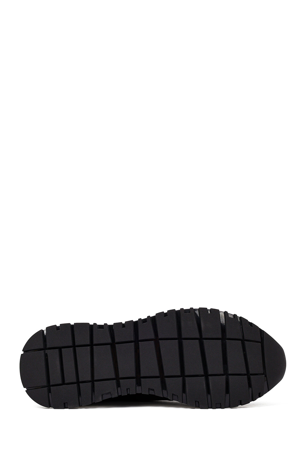 Erkek Kahverengi Bağcıklı Kalın Tabanlı Deri Casual Sneaker