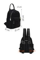 Woman Black Fabric Backpack | Derimod Woman Black Fabric Backpack | Derimod