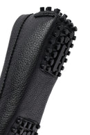 Woman Black Leather Loafers | Derimod Woman Black Leather Loafers | Derimod
