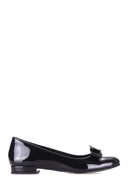 Women's Bow Patent Leather Ballerinas | Derimod Women's Bow Patent Leather Ballerinas | Derimod