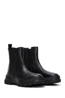 Women's Black Leather Chelsea Boots | Derimod Women's Black Leather Chelsea Boots | Derimod