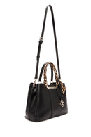 Women's Black Long Strap Handbag with Accessory Detail | Derimod Women's Black Long Strap Handbag with Accessory Detail | Derimod