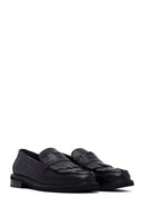 Kadın Siyah Püsküllü Deri Maskülen Loafer | Derimod Kadın Siyah Püsküllü Deri Maskülen Loafer | Derimod