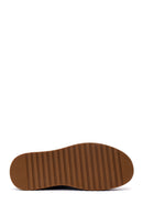 Erkek Siyah Bağcıklı Deri Sneaker | Derimod Erkek Siyah Bağcıklı Deri Sneaker | Derimod