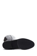 Women's Black Leather Zippered Buckle Boots | Derimod Women's Black Leather Zippered Buckle Boots | Derimod