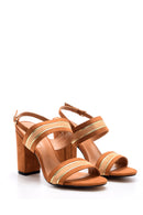 Women's Striped Heeled Shoes | Derimod Women's Striped Heeled Shoes | Derimod