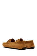 Erkek Sarı Süet Deri Casual Loafer | Derimod Erkek Sarı Süet Deri Casual Loafer | Derimod