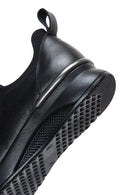 Women's Black Leather Casual Sneaker | Derimod Women's Black Leather Casual Sneaker | Derimod