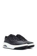 Skechers Men's Black Uno Court Lace-Up Chunky Sole Sneakers | Derimod Skechers Men's Black Uno Court Lace-Up Chunky Sole Sneakers | Derimod