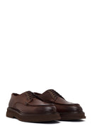 Male Brown Lace-Up Thick-Soled Leather Casual Shoe | Derimod Male Brown Lace-Up Thick-Soled Leather Casual Shoe | Derimod