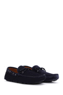 Erkek Lacivert Süet Deri Casual Loafer | Derimod Erkek Lacivert Süet Deri Casual Loafer | Derimod