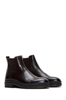 Men's Brown Leather Casual Chelsea Boots | Derimod Men's Brown Leather Casual Chelsea Boots | Derimod