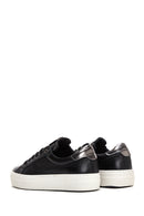 Women's Black Leather Sneaker | Derimod Women's Black Leather Sneaker | Derimod