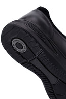 Erkek Siyah Bağcıklı Deri Casual Sneaker | Derimod Erkek Siyah Bağcıklı Deri Casual Sneaker | Derimod